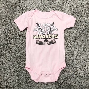 • Baby Girl Hockey Onesie •